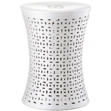 Керамический табурет Camilla Garden Stool White Белый в Нижнем Новгороде | Loft Concept 