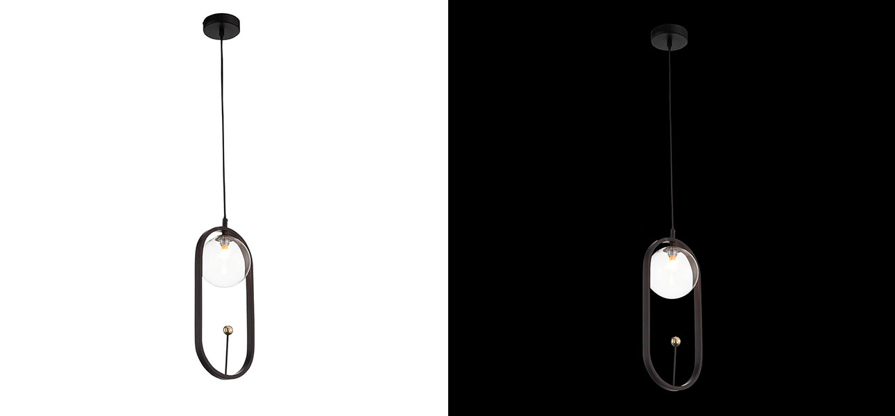 Подвесной светильник черный Scandinavia - фото №1