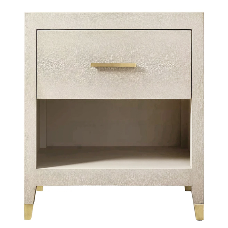 Charles Stingray Ivory Bedside table Тумбочка скат Золотой ivory ( слоновая кость ) в Нижнем Новгороде | Loft Concept 