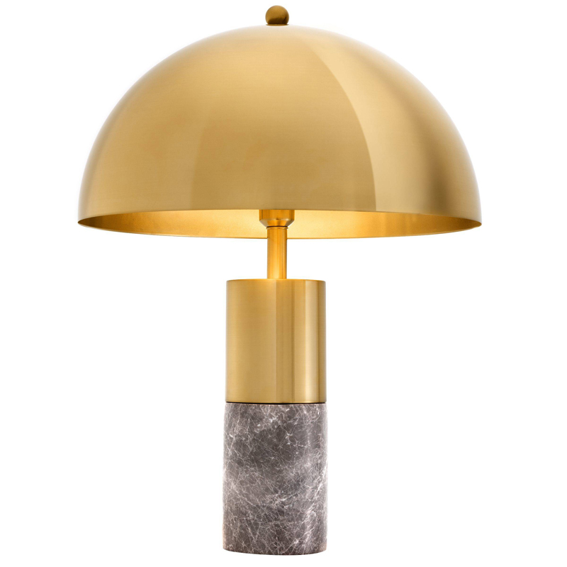 Настольная лампа Eichholtz Table Lamp Flair brass Латунь Серый в Нижнем Новгороде | Loft Concept 