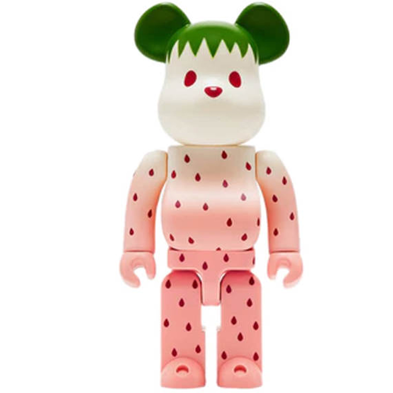 Статуэтка Bearbrick Strawberry Белый Розовый Зеленый в Нижнем Новгороде | Loft Concept 