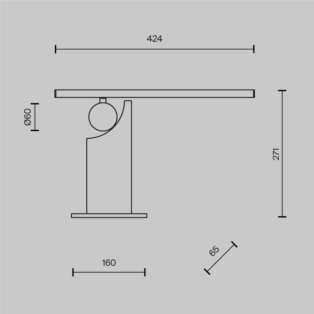 Настольный светильник Monumento 3000К 9Вт в Нижнем Новгороде