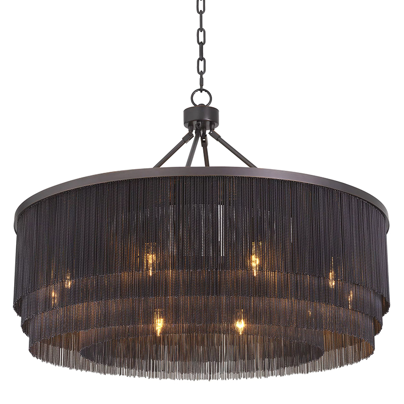 Люстра Eichholtz Chandelier Tissot L Темная бронза в Нижнем Новгороде | Loft Concept 