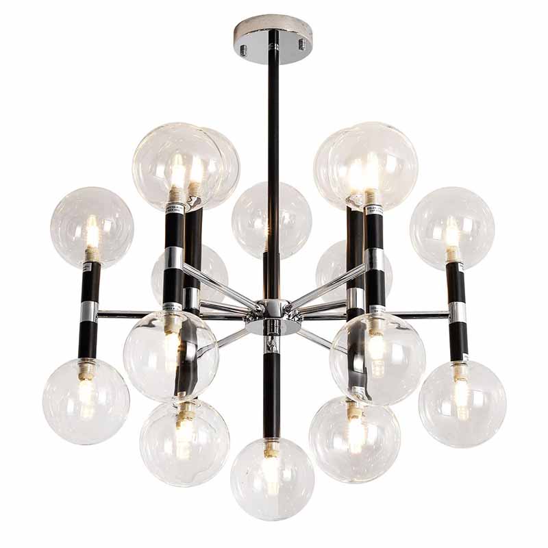 Люстра Danitza Chandelier Chrome Черный Хром в Нижнем Новгороде | Loft Concept 