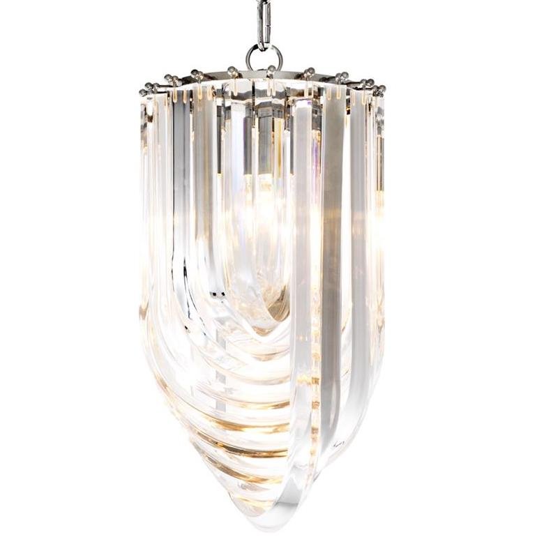 Люстра Chandelier Murano Clear 25 Прозрачный (Transparent) Никель в Нижнем Новгороде | Loft Concept 