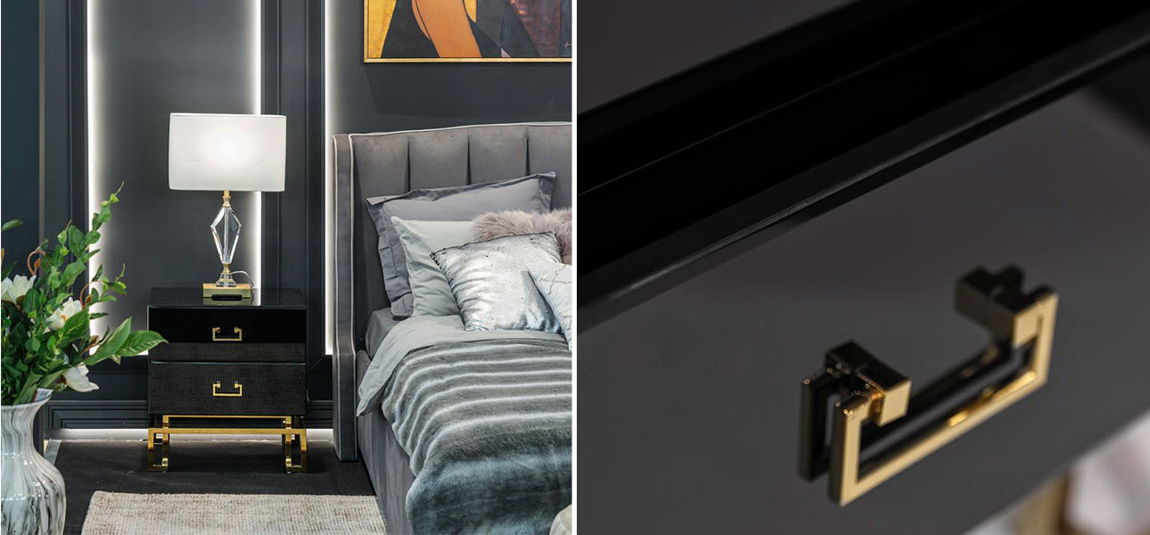 Тумбочка Sarina с двумя ящиками - фото №2