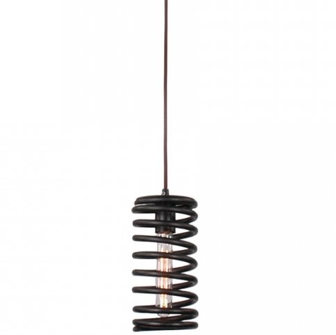 Подвесной светильник Loft Spring Pendant Vertical Черный в Нижнем Новгороде | Loft Concept 