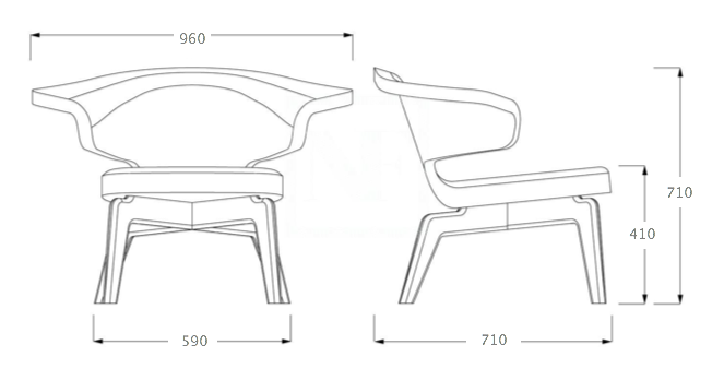 Кресло Munich Lounge Chair в Нижнем Новгороде