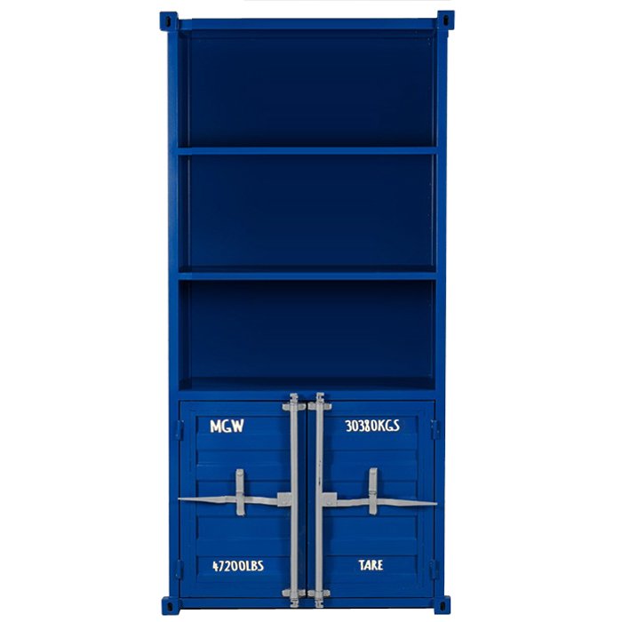 Книжный шкаф Sea Container Bookcase Blue Синий Бирюзовый Зеленый Желтый Оранжевый Красный Белый Серый Черный в Нижнем Новгороде | Loft Concept 