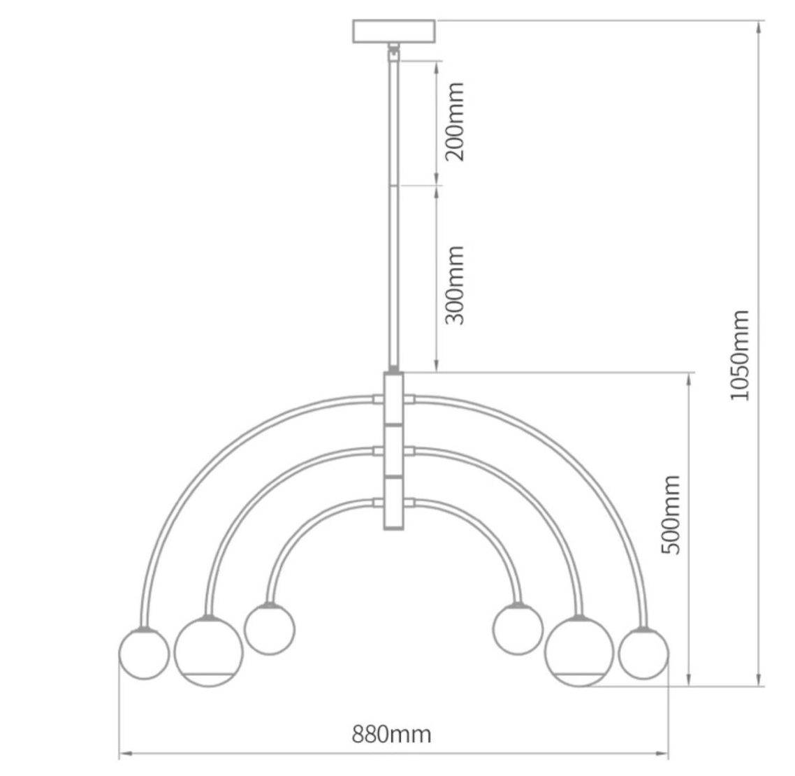 Люстра Wynne Metal Arch Wooden Chandelier в Нижнем Новгороде