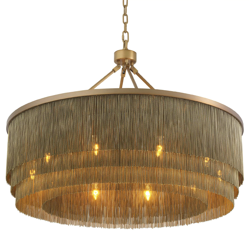 Люстра Eichholtz Chandelier Tissot L Brass Латунь в Нижнем Новгороде | Loft Concept 