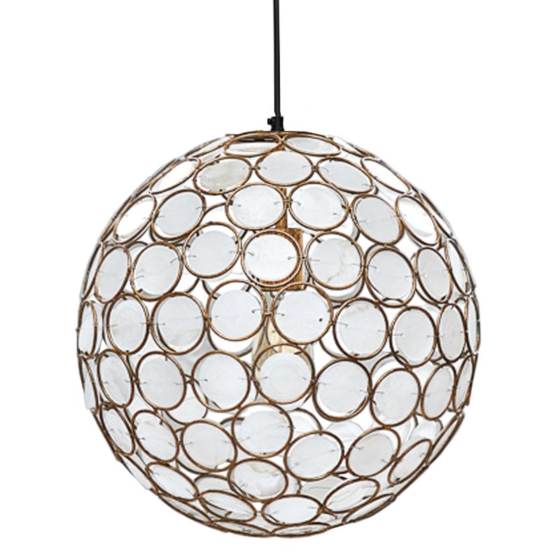 Seashell Ball pendant lamp  Белый Позолоченная ржавчина в Нижнем Новгороде | Loft Concept 