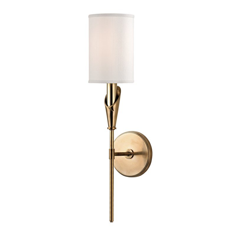 Настенный светильник Wall Sconce TATE 1311-AGB Латунь Белый в Нижнем Новгороде | Loft Concept 