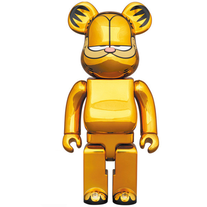 Статуэтка Bearbrick Garfield Глянцевое золото в Нижнем Новгороде | Loft Concept 