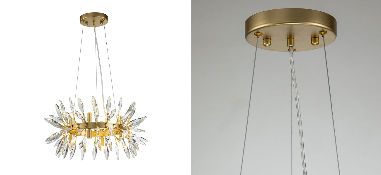 Люстра с хрустальными лепестками FAIRYTREE LIGHT - фото