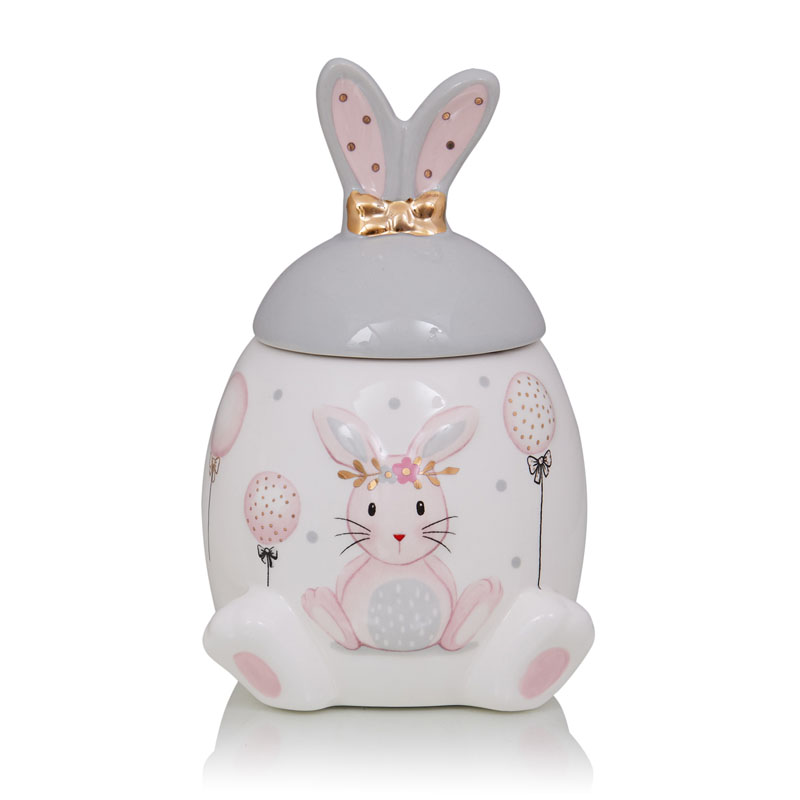 Ваза Kids Vase Bunny I Розовый пастельный Серый в Нижнем Новгороде | Loft Concept 