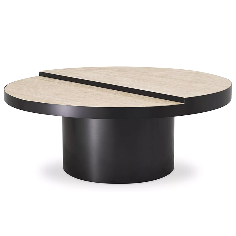 Кофейный стол Eichholtz Coffee Table Excelsior Песочный Черный в Нижнем Новгороде | Loft Concept 