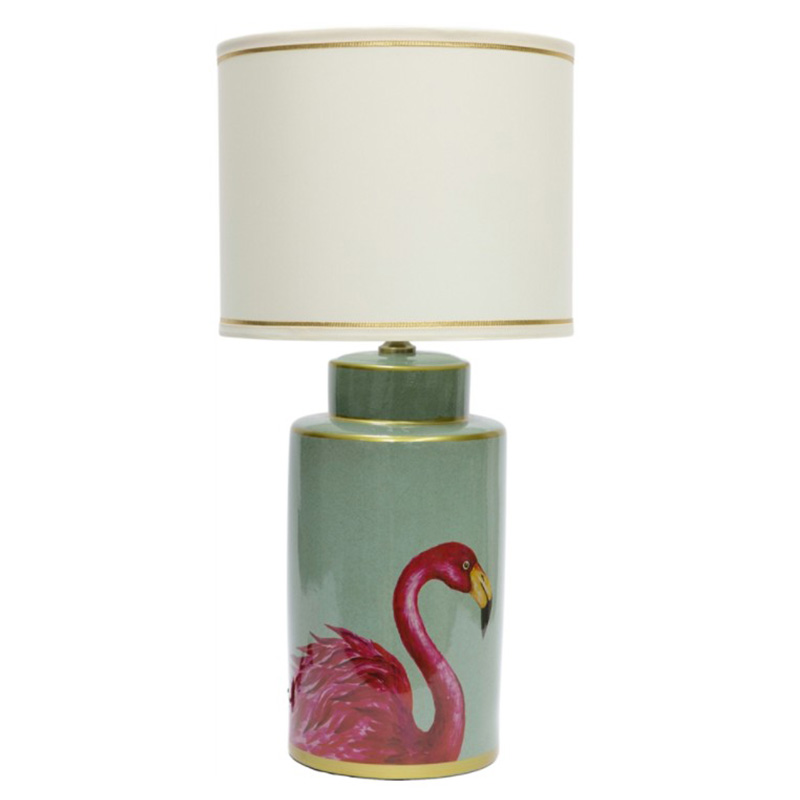 Настольная лампа Flamingo Table lamp Розовый Бирюзовый Белый Золотой в Нижнем Новгороде | Loft Concept 