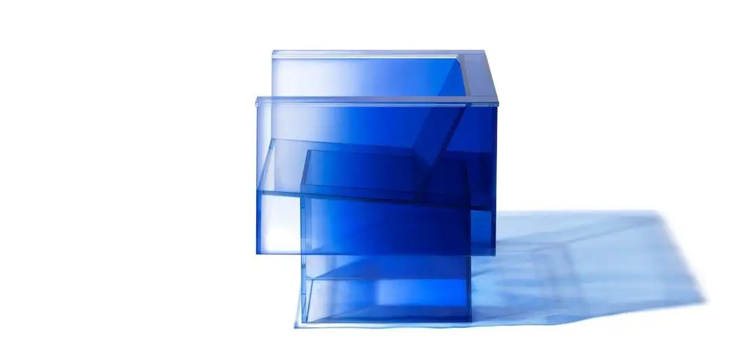 Дизайнерское Кресло Null Blue Glass Clear Armchair by Studio Buzao - фото №2