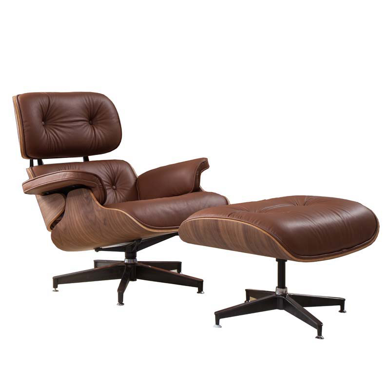 Кресло Eames Lounge Chair & Ottoman light brown Коричневый в Нижнем Новгороде | Loft Concept 