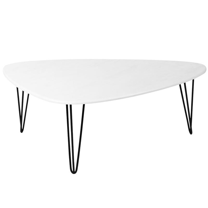 Кофейный стол Dorian Coffee Table white Белый бетон в Нижнем Новгороде | Loft Concept 