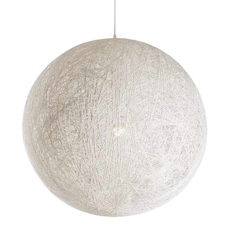 Подвесной светильник Moooi Thread Papier Mache Lamp white Белый в Нижнем Новгороде | Loft Concept 