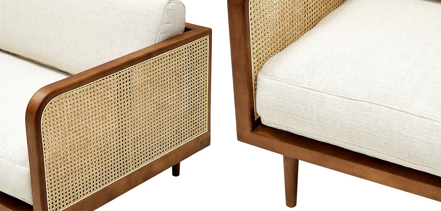 Диван Rattan Decor Sofa Ivory - фото