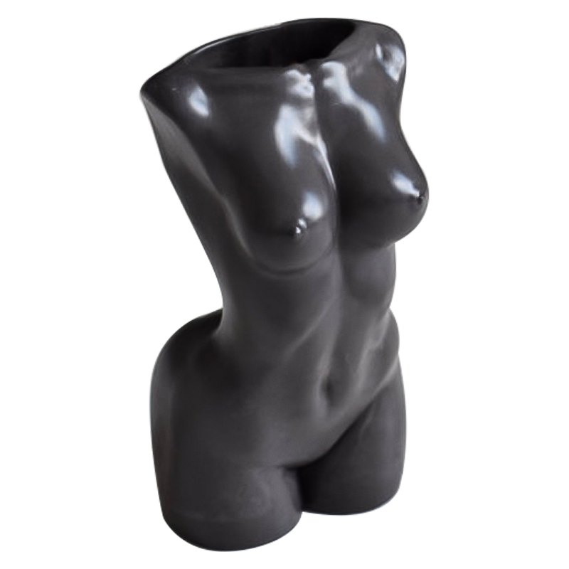 Ваза Vase Female Torso black Черный в Нижнем Новгороде | Loft Concept 