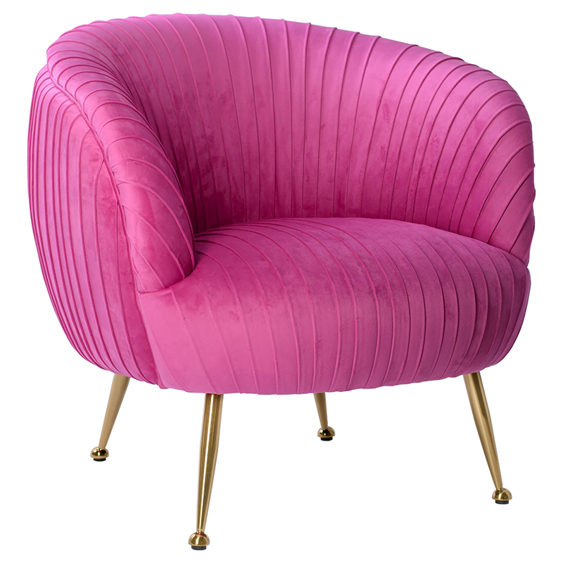 Кресло SOUFFLE CHAIR pink velor Розовый в Нижнем Новгороде | Loft Concept 