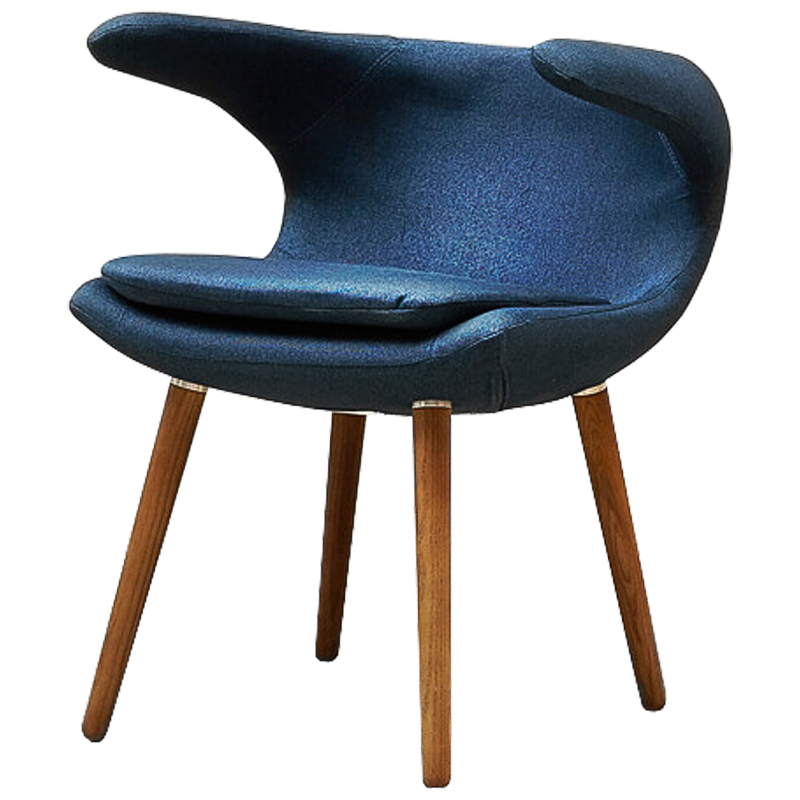 Стул Roidh Stool blue Синий Коричневый в Нижнем Новгороде | Loft Concept 