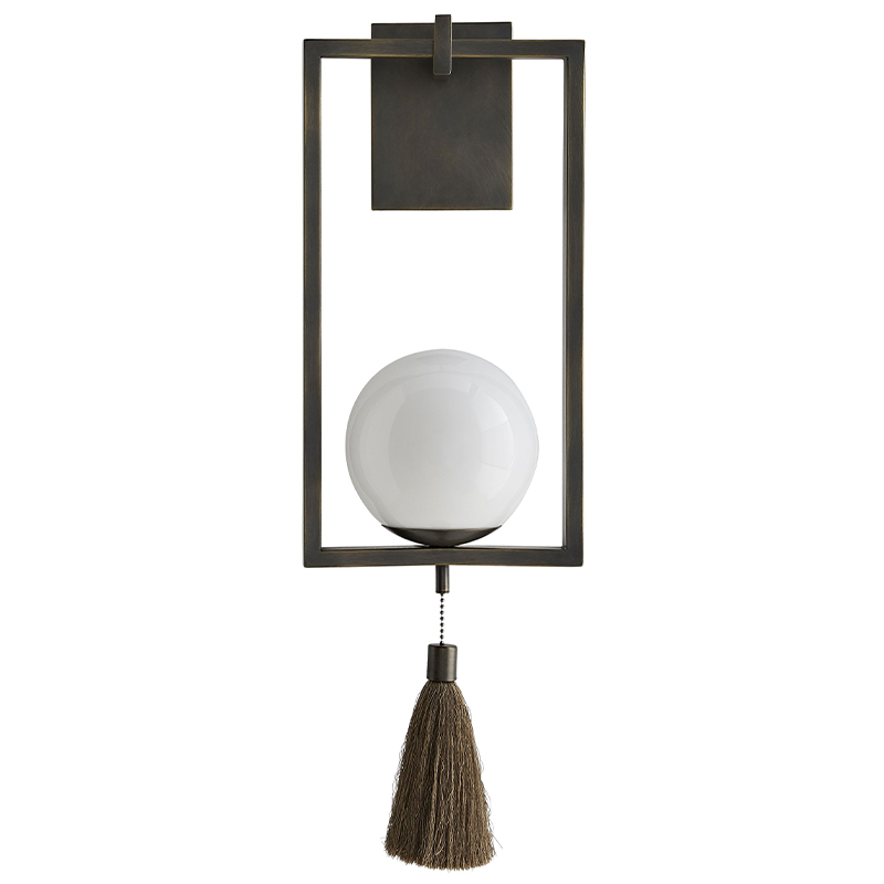 Бра Arteriors TRAPEZE SCONCE Белый Черный в Нижнем Новгороде | Loft Concept 