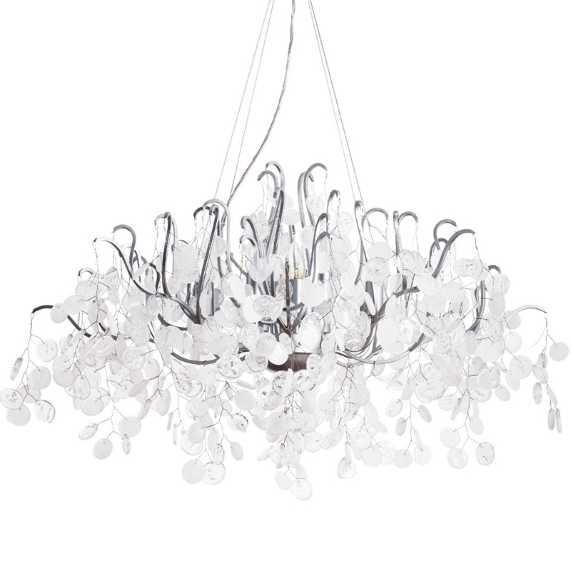 Люстра FAIRYTREE Chandelier Silver 100 Серебряный Прозрачное Стекло в Нижнем Новгороде | Loft Concept 