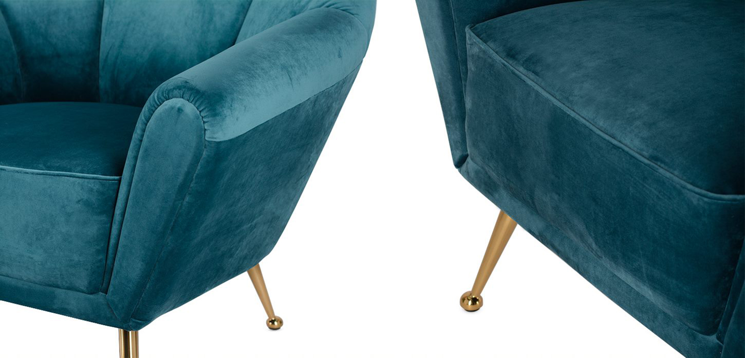 Кресло Brunner Chair blue - фото №1