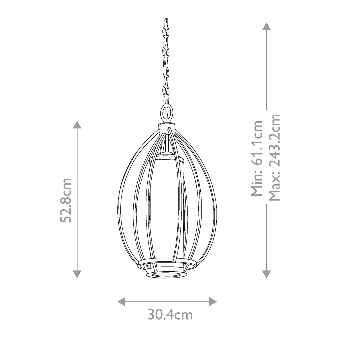 Подвесной светильник овальной формы с цилиндрическим плафоном в цвете сусальное серебро Kichler в Нижнем Новгороде