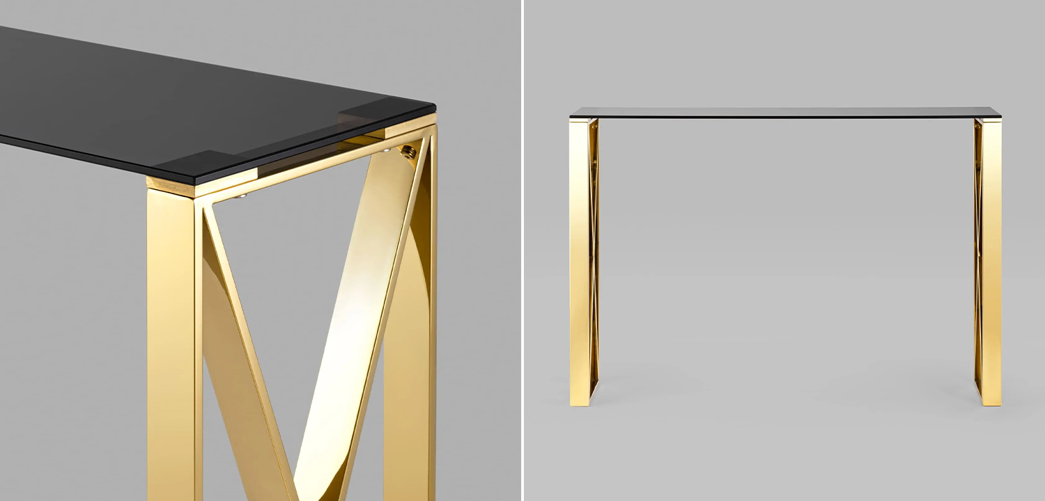 Консоль Lannes Collection Gold - фото