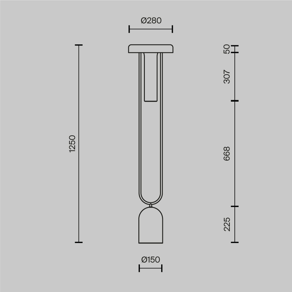 Напольный торшер светодионый Ikebana 3000К 24Вт в Нижнем Новгороде