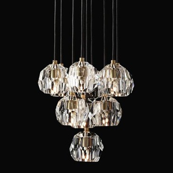 Люстра Boule De Cristal Round Cluster Chandelier 10  Латунь в Нижнем Новгороде | Loft Concept 