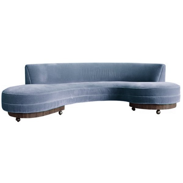 Early Vladimir Kagan Sofa Сизый в Нижнем Новгороде | Loft Concept 