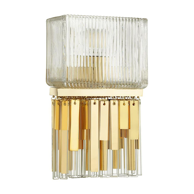 Бра Madelen Gold Wall Lamp Глянцевое золото Прозрачный (Transparent) в Нижнем Новгороде | Loft Concept 