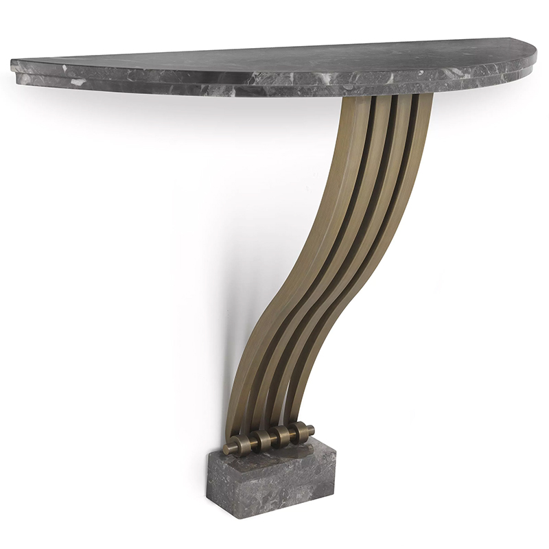 Консоль Eichholtz Console Table Renaissance Brass Серый Латунь в Нижнем Новгороде | Loft Concept 