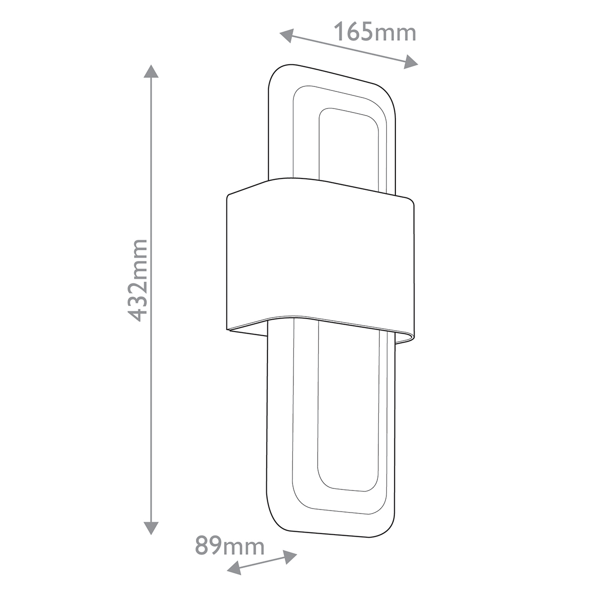 Бра с прямоугольным стеклянным плафоном Kichler в Нижнем Новгороде