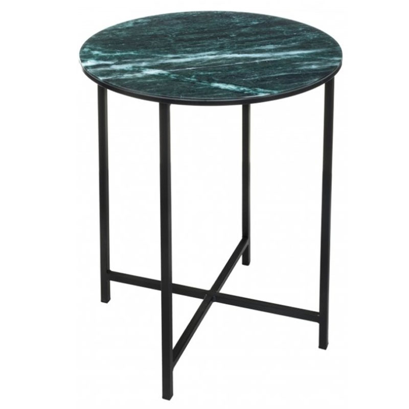 Приставной стол Zermatt Side Table round malachite Малахит в Нижнем Новгороде | Loft Concept 