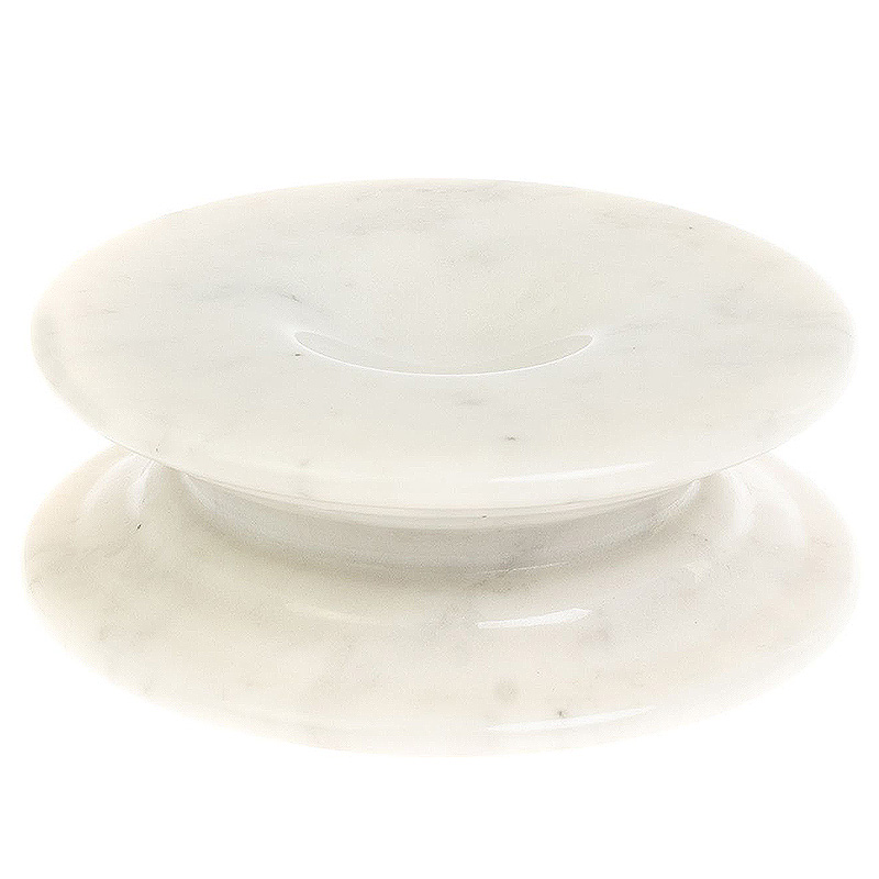 Подставка под шар из натурального камня Мрамор Белый Natural Stone Sphere Stands Белый Мрамор Bianco Подставка под шар из натурального камня Мрамор Белый Natural Stone Sphere Stands Белый Мрамор Bianco в Нижнем Новгороде | Loft Concept
