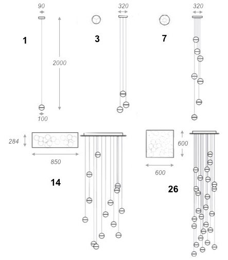 Bocci Led Crystal Glass Ball 1 в Нижнем Новгороде