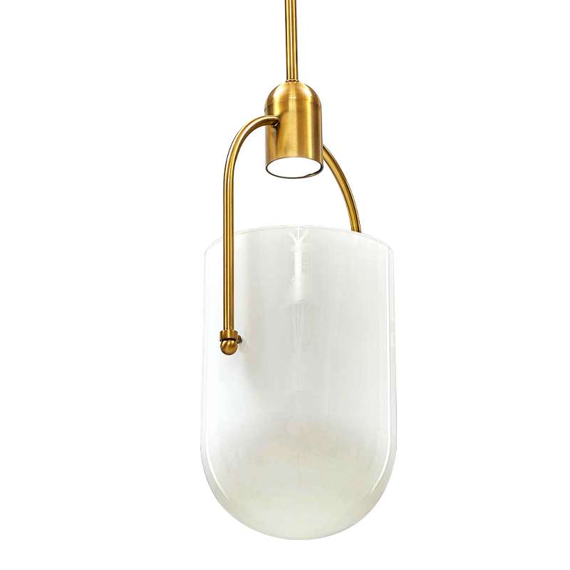 Подвесной светильник Allied Maker Hanging Lamp Золотой Белый в Нижнем Новгороде | Loft Concept 