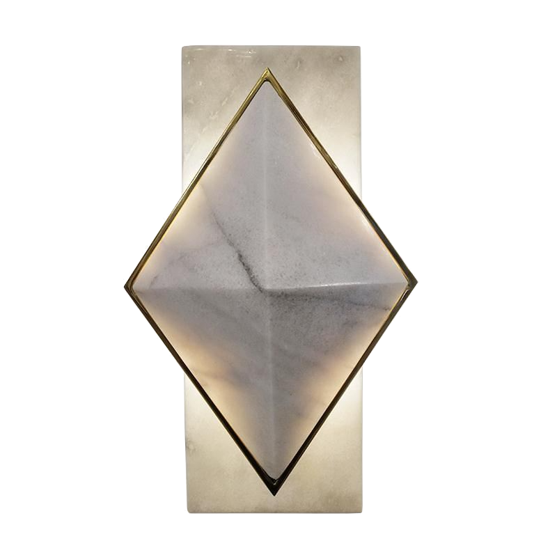 Бра Marble Diamond WALL LAMP Латунь Серый в Нижнем Новгороде | Loft Concept 