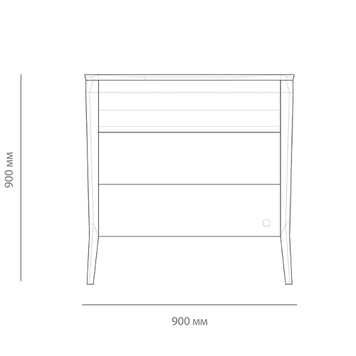 Комод из массива дуба с 3-мя ящиками Tasteful Furniture в Нижнем Новгороде