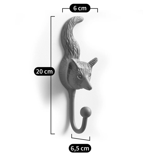 Настенный крючок лиса Fox Wall Hook Green в Нижнем Новгороде