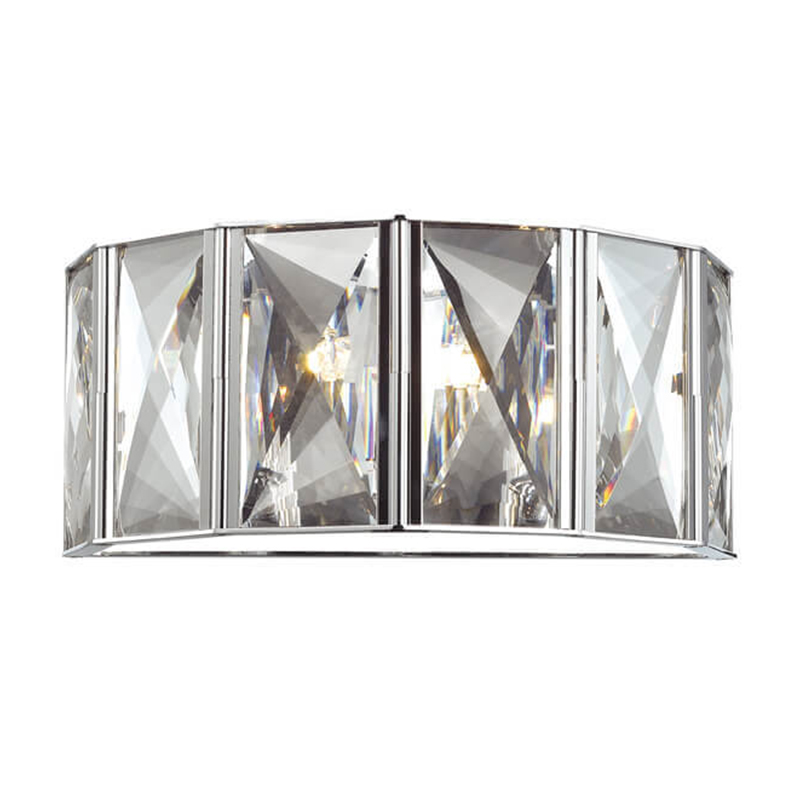 Бра Tiers Crystal Light Chrome Хром Прозрачный (Transparent) в Нижнем Новгороде | Loft Concept 