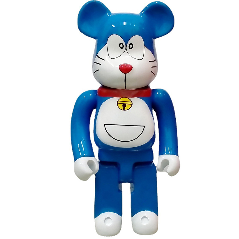 Статуэтка Bearbrick Doraemon Happy Синий Белый Красный в Нижнем Новгороде | Loft Concept 